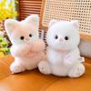Мягкая игрушка-кошка с пушистыми ушками, бант, мягкие игрушки, плюшевые игрушки, плюшевые игрушки для кошек, куклы, детские игрушки