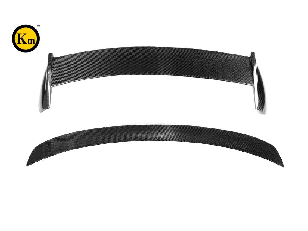 Carbon Fiber Center Roof Spoiler for 2015-2017 Cayenne 958.2 in Wet Carbon Finish with Adhesive.