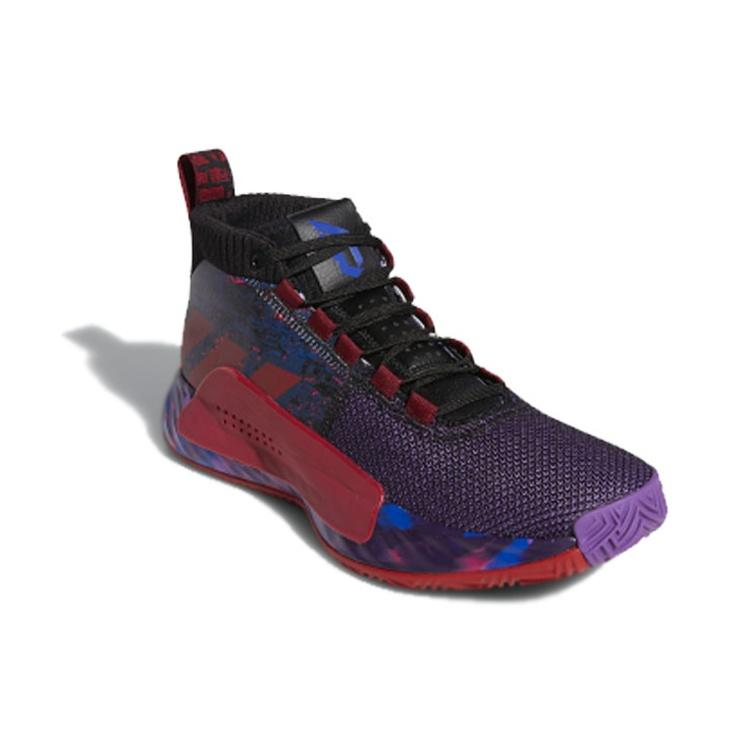 adidas Dame 5 Lillard Basketball 'Cblack Cburgu Scarle' Men's EF8663