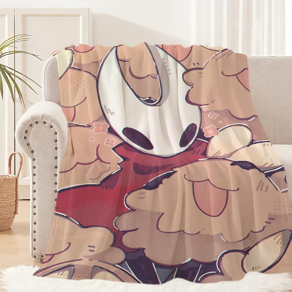 Игра H-Hollow K-Knight Silksong Плед Плед для Дивана Дивана Путешествий Дома Пикника Фланелевый Плед подарок на день рождения Теплый Удобный