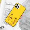 JP38 Pokemon Pikachu Black Soft Case for Xiaomi Poco X6 X4 M5 M6 F5 F6 C65 C55 C50 C51 C40 Pro Redmi 14C A3X 13C 12C 11T 10A 9C Note 7 6 8A Plus