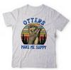 Otters Make Me Happy Tshirt Unisex Kids Wildlife Cute Furry Animals