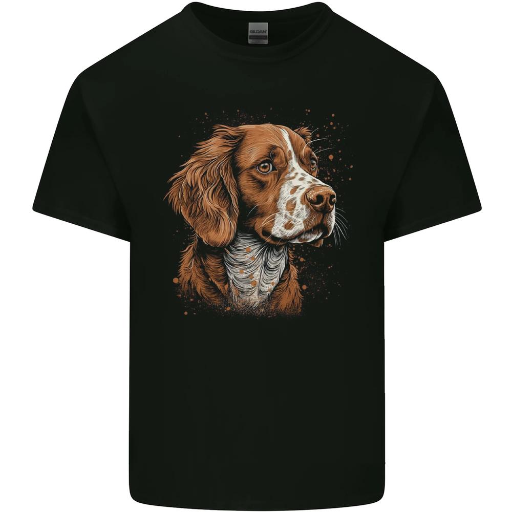 A Brittany Spaniel Dog Kids T-shirt Boys Girls