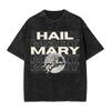 Y2k Fun Casual Tshirts Project Hail Mary 2026 Washed T Shirt Beach Crew Neck Harajuku Tees Printed Casual Loose Streetwear Top