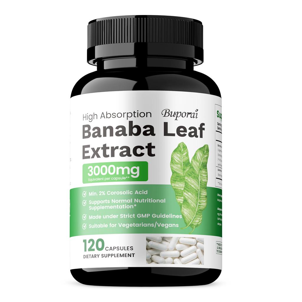 Buporai Barnabas Leaf Dietary Supplement, containing barnabas leaf extract, 3000mg high content, for daily nutritional supplementation