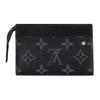 Louis Vuitton Кошелек-пенал на молнии из канвы с монограммой Voyage, мужской, стандартный, черный