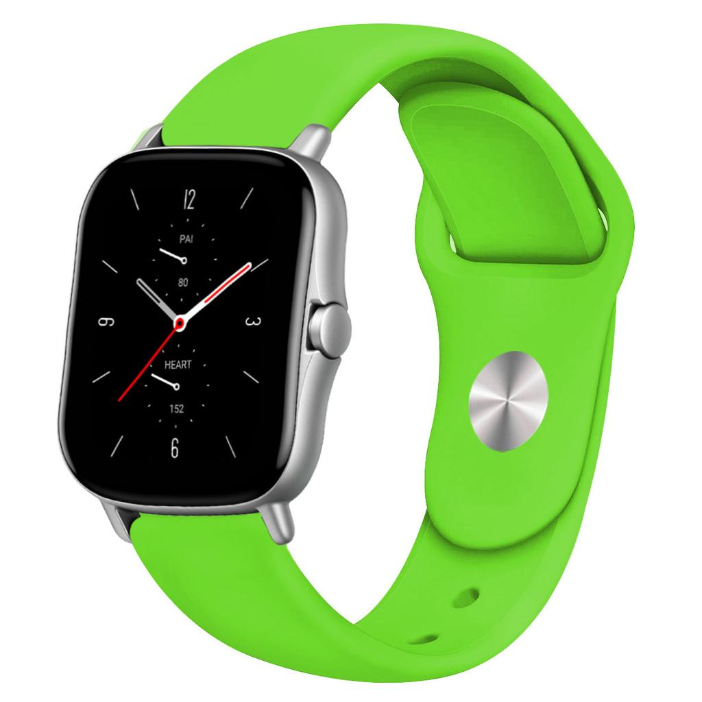20 мм/22 мм ремешки для часов для Amazfit GTS 4/3/2/2e/Mini/GTR 42 мм/GTR 4/3 Pro Силиконовый браслет Amazfit helio/balance 2 bip 5 6 ремешок