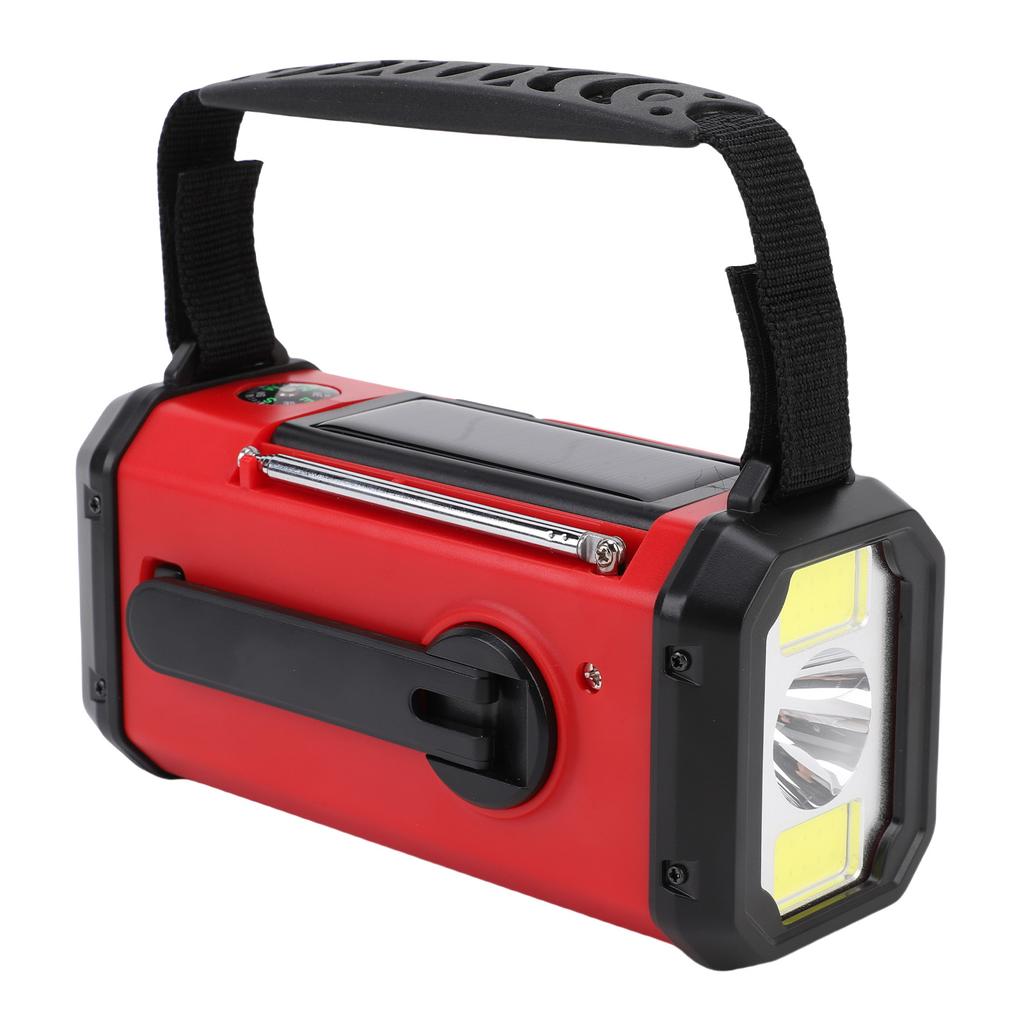 10000mAh Solar Hand Crank Radio NOAA AM FM Rechargeable IPX3 Water Proof SOS Emergency Radio