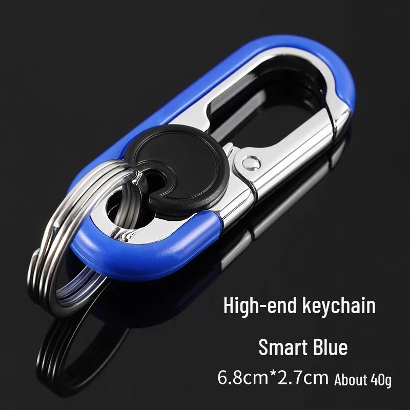 Elegant Multifunctional Metal Keychain for Car and Home