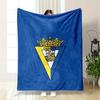 Cadiz C.F. Blue Blanket for all seasons blanket lunch break throw gift