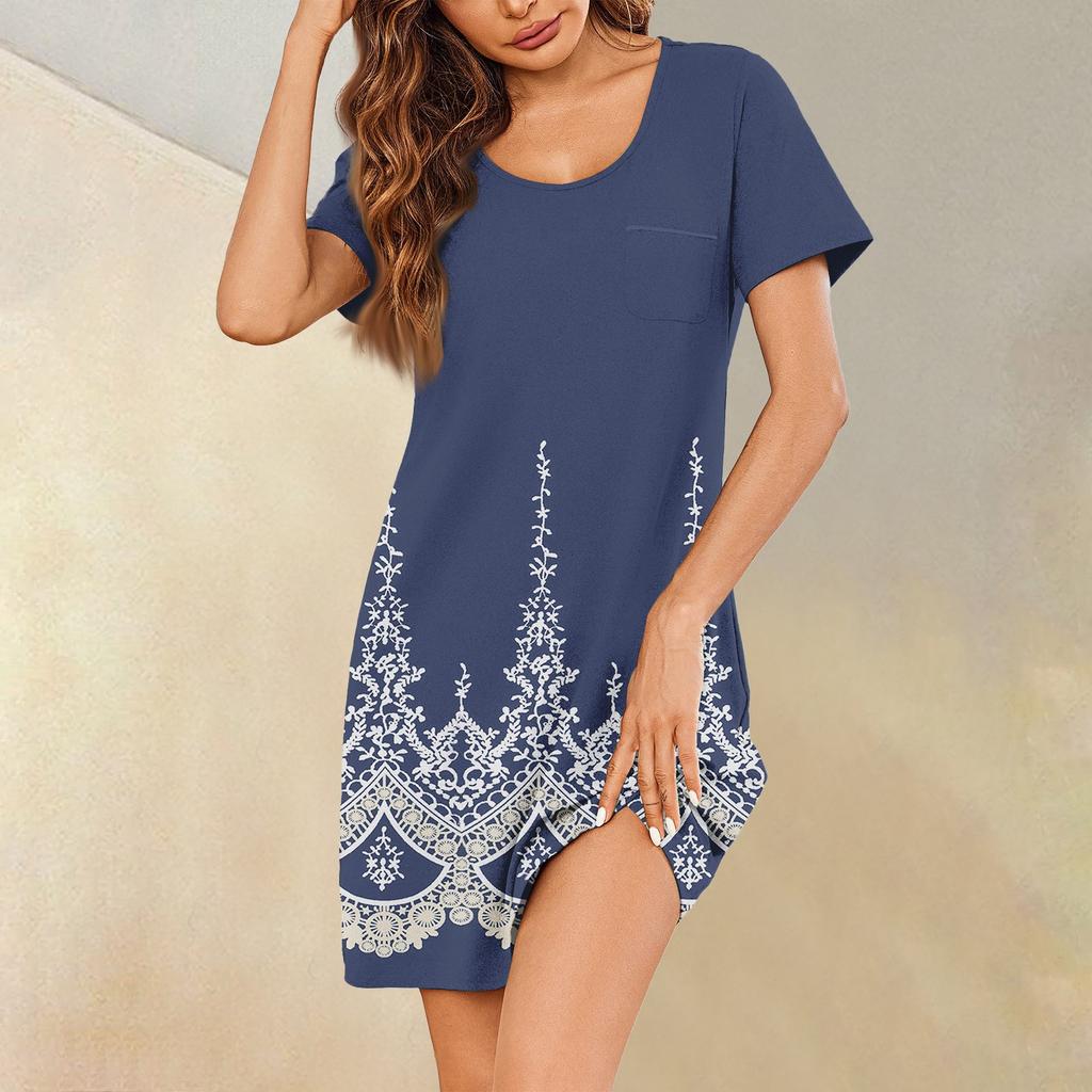 Женские летние платья с коротким рукавом, льняные повседневные футболки, пляжные платья-миди, сарафаны с карманами