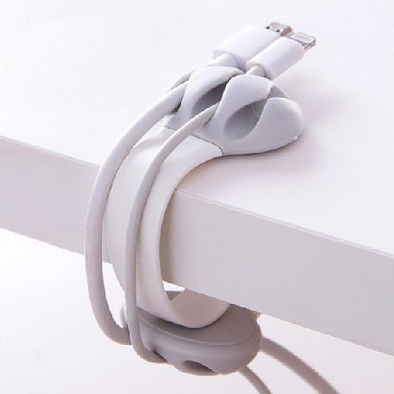 Зажим для органайзера кабеля USB-зарядное устройство, держатель шнура, фиксированный зажим для электрического провода