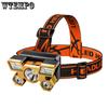 Headwear Torch Outdoor Fishing Light Lighting Mining Lamp Waterproof Rechargeable Strong Light Headlamp Outdoor Searchlight