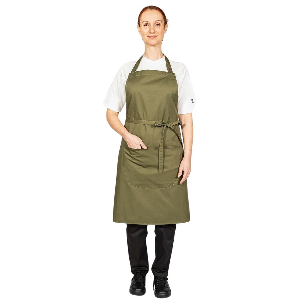 Dennys Adjustable Halter Bib Apron