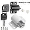 Lock Antitheft Child Safety Lock Flat Sliding Door Lock Screw Door Lock Key Shift Door Lock