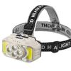 USB Rechargeable LED Headlamp: High-Intensity, Multifunctional, for Outdoor, Work, and Fishing