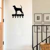 Key Rack & Dog Leash Hanger Wall Metal Pendant Art - Home Decor for Kitchen Bathroom Living Room - Iron Art Decoration