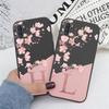 Розовый чехол с цветами для Samsung Galaxy A11 M11, чехол для телефона, мягкий силикон, начальная буква, модный корпус Coque для Samsung A 11 Fundas