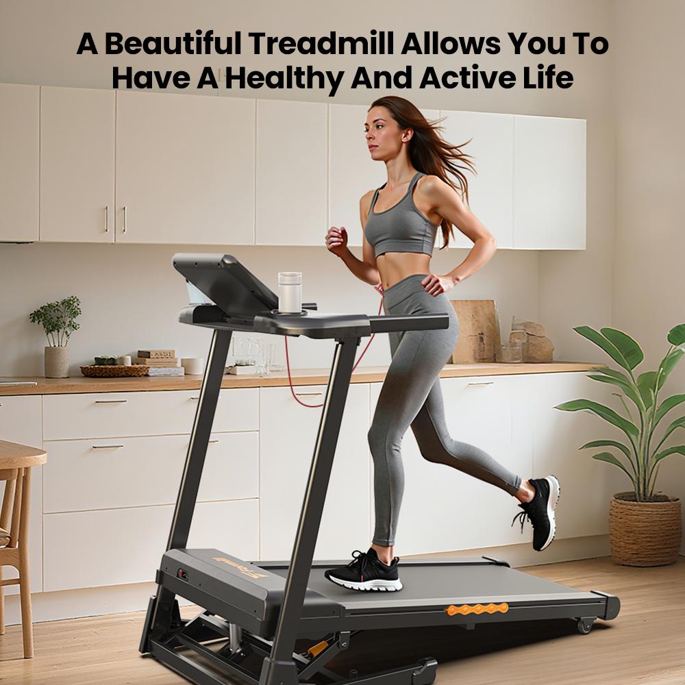 Беговая дорожка для ходьбы Formill FT61 Светодиодный дисплей Пульт дистанционного управления Компактная дорожка для ходьбы Использование дома/в офисе