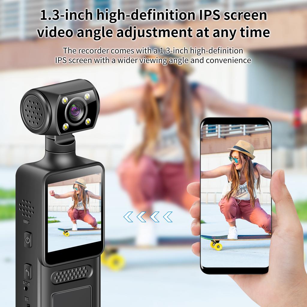 Мини-камера M12 с точкой доступа Wi-Fi 4K Портативный цифровой видеорегистратор Нательная камера Ночное видение DVR Миниатюрная видеокамера Полицейская камера