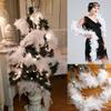 DIY 2Meter/lot 60g Turkey Feather Boa Plumas Dress Shawl Scarf for Halloween Wedding Carnival Party Feather Handicrafts Accessories
