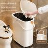 Мусорное ведро для домашнего туалета большой емкости с крышкой для туалета ведро для интернет-знаменитостей в стиле минимализма Gap Dedicated Jar Put Fiber Drum