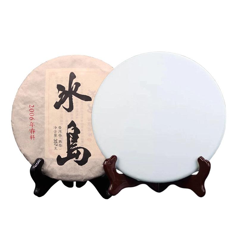 357 г китайский чай пуэр из провинции Юньнань, модель для самостоятельной свадебной вечеринки, антикварная полка, украшение с узором, без упаковки, модель