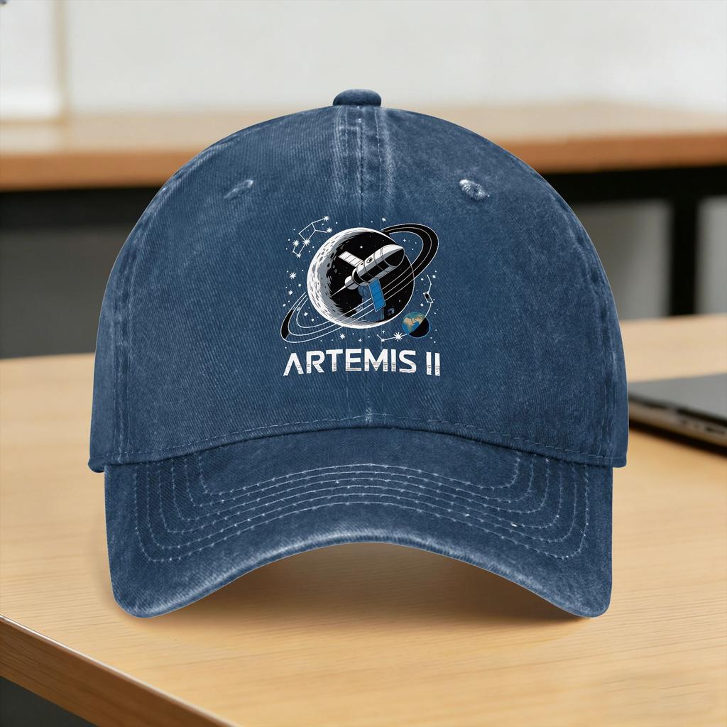Кепка-тракер Artemis II Back to the Moon 2026 Sun Унисекс-Подростковый Дизайн Весенняя Классическая Спортивная Оптовая Продажа Бейсболок