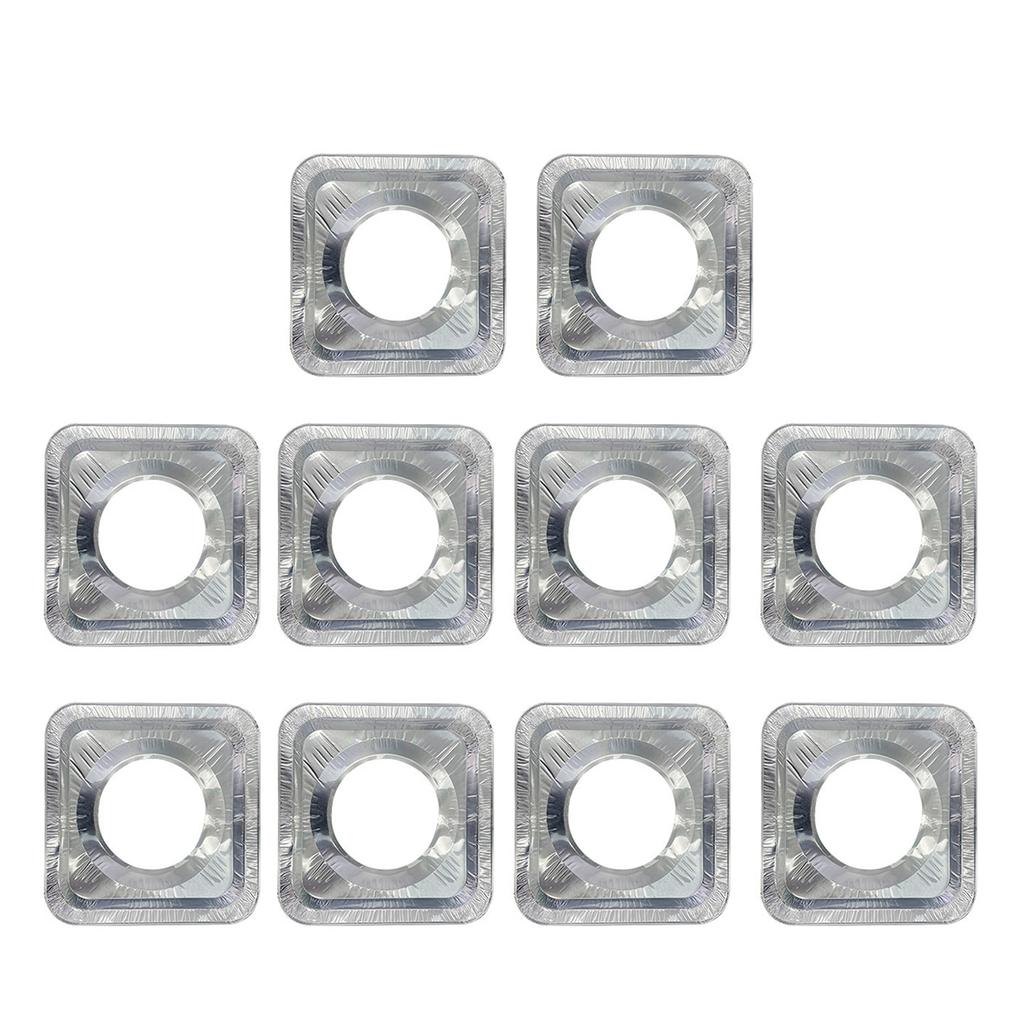 Stove Top Covers Aluminum Foil Liners Square/Round Stove Burner Covers Range Protectors for Kitchen Gas Range Top