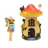 Ремесла из смолы Творческий набор грибных домиков Цветочный сад Украшения Горшечные растения Украшение