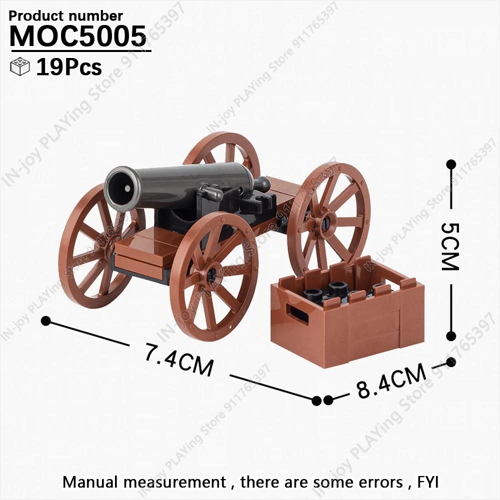 MOOXI Имитация военной войны Строительные блоки Вторая мировая война Руины поля боя Артиллерийская пушка Модель MOC Кирпичи Набор для взрослых Игрушка для мальчиков