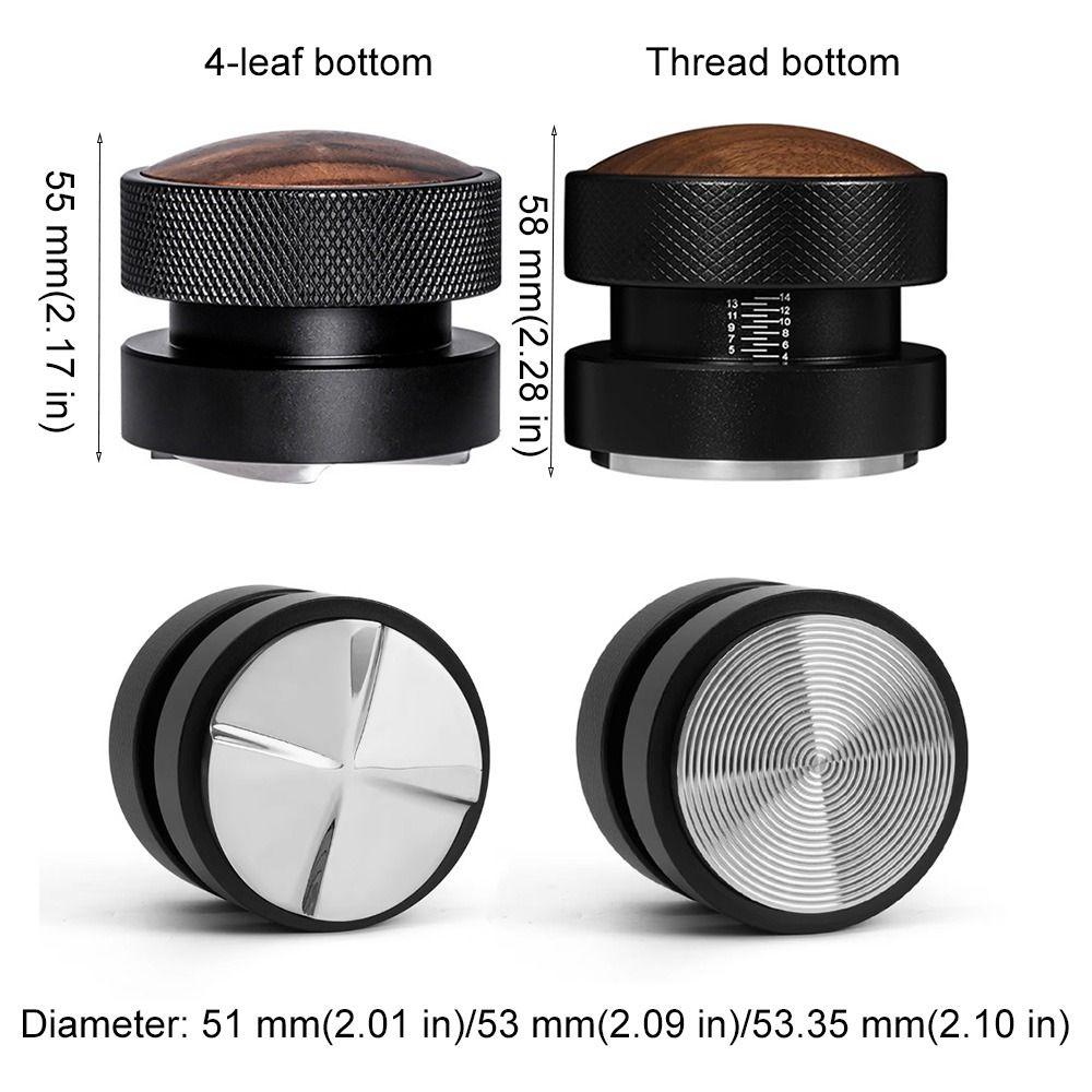 51/53/58.35 MM Self-leveling Coffee Tamper Adjustable Depth Espresso Machine Accessories Gift