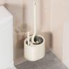 Wall Mounted Toilet Brush Set Durable Toilet Scrubber No Dead Corners Cleaning Brush  Bathroom