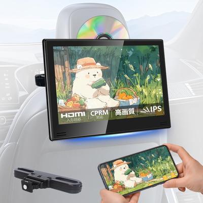 SAKUKA Монитор подголовника с DVD Воспроизведение CPRM по региону Заднее сиденье Питание HDMI Мультимедиа Включена японская инструкция 11,6-дюймовый Плеер, Монитор,