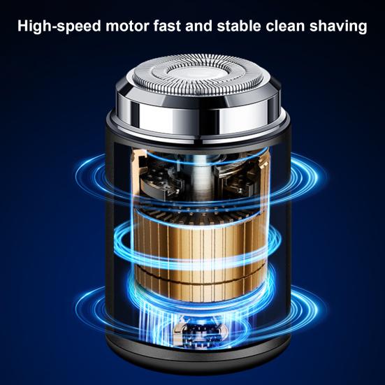 Мини-электробритва USB перезаряжаемая IPX6 водонепроницаемая дорожная бритва портативная мужская бритва для удаления волос инструмент для отца мужа парня подарок