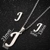 English Letter Necklace & Earring Set: Fashionable Jewelry for Women