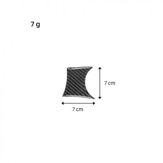 Carbon Fiber Right Of Steering Wheel Cover Trim For Mercedes M-Class W164 06-11