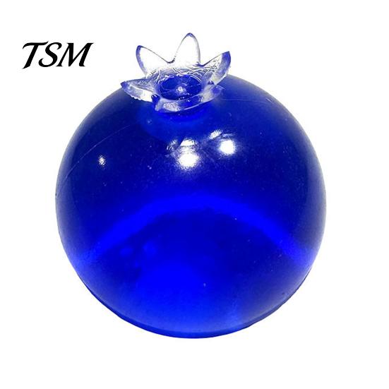 Calming Toy For Adults Blueberry Stress Ball, Soft TPR Fidget Squeeze with Decorative Reliever Smooth Fluid, High Elastic Decompression for
