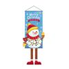 Christmas Flags Door Banner Xmas Element Foldable Easy To Hang Create Festive Atmosphere Home Decoration