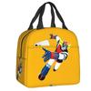 Custom Ufo Robot Grendizer Goldrake Mazinger Z Resuable Lunch Boxes Women Leakproof Thermal Cooler Food Insulated Lunch Bag Work