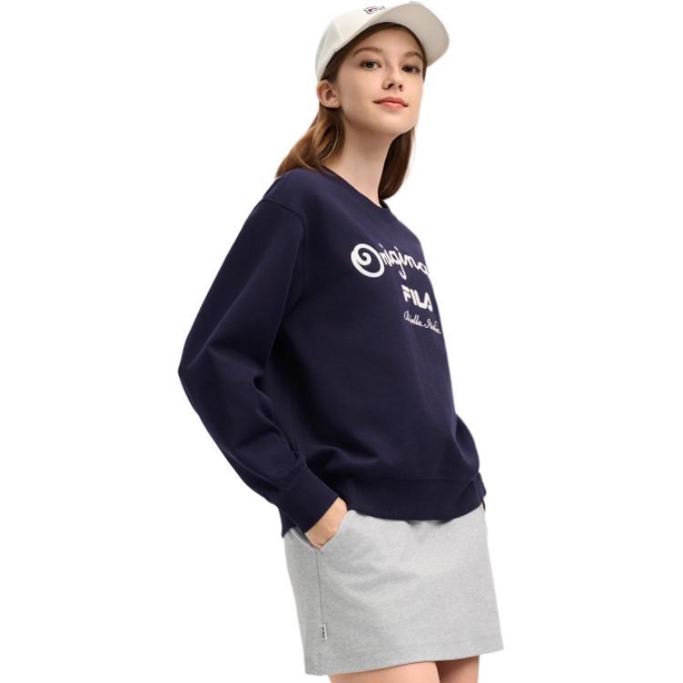 FILA ORIGINALE Sweatshirt Women's Secret Mirror Blue F11W519214F-DB