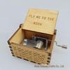 Hand-Cranked Wooden Music Box Festival Gift for Friends