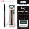Механический карандаш Uni Kuru Toga Metal, M5-KW/KH Металлический и деревянный корпус Премиум 0,5 мм Автоматический вращающийся механизм Для письма, Чертежный карандаш