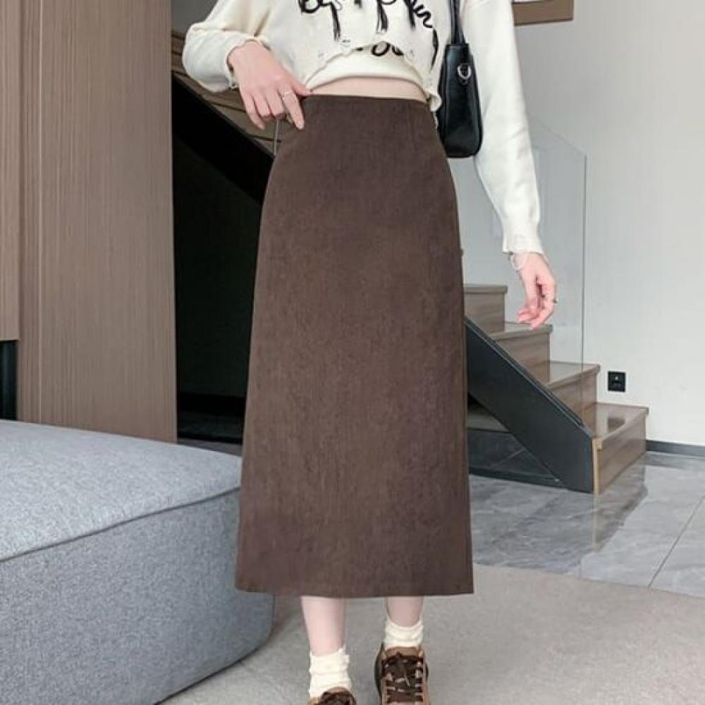 Navava Women S Vintage Corduroy Skirt nS483