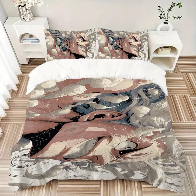 3Pcs Cloudy Dreamscape Bedding Set Soft Fabric Duvet Cover Pillowcases Home Xmas Halloween Gift 1 Duvet Cover 2 Pillowcase S1469