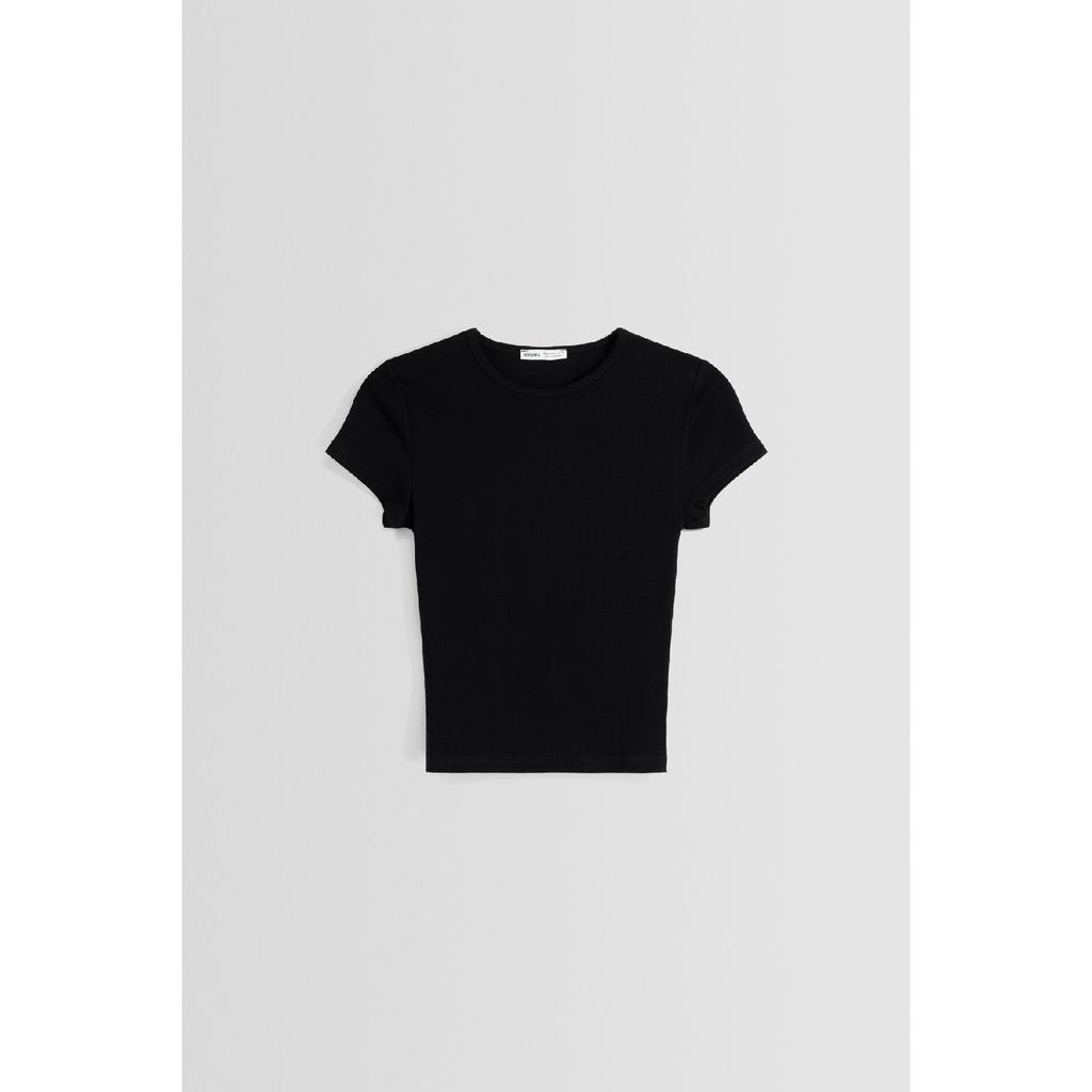 Футболка с коротким рукавом и круглым вырезом