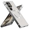 Для Galaxy S25 Ultra Матовый чехол, Металлическая рамка Тонкий Совместимый с MagSafe Ударопрочный чехол для телефона для Samsung Galaxy S24 Ultra