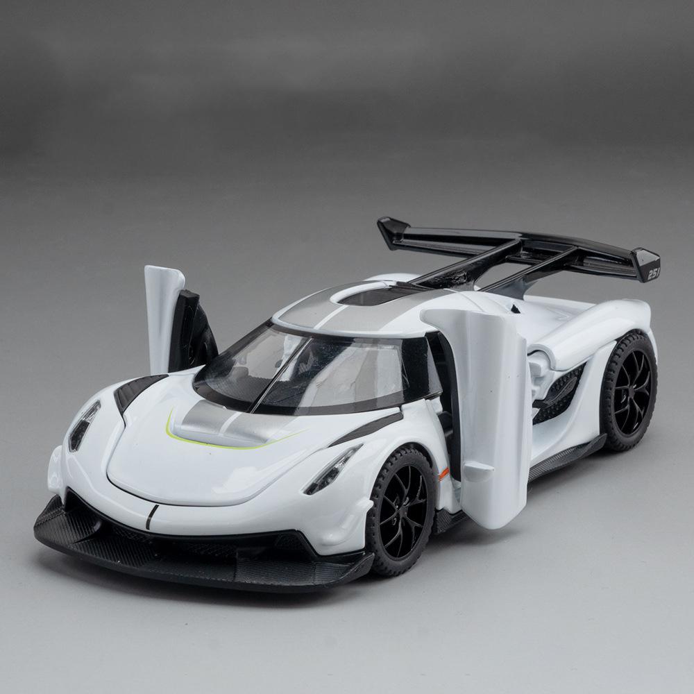 1/32 Koenigsegg Jesko Supercar Alloy Die Casting Model Car Classic Bookcase Display Decoration Collection Ornaments Present with Friend Kid