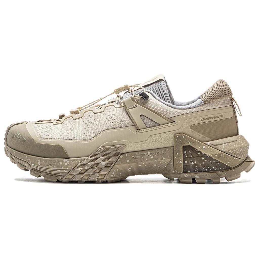 Li Ning Outdoor CF Tracing, Xingchuan Pro Водонепроницаемые и дышащие походные ботинки с защитой от истирания, низкие, унисекс AHTU017-11