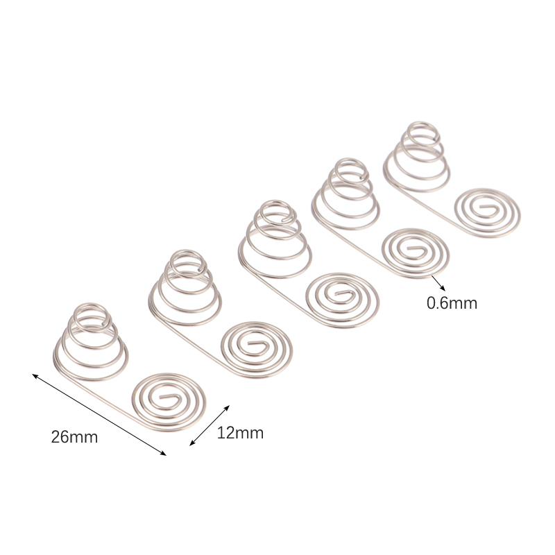 5 шт. батарея АА, отрицательная и положительная пружина, контактная пластина, никелевая проволока, пружина